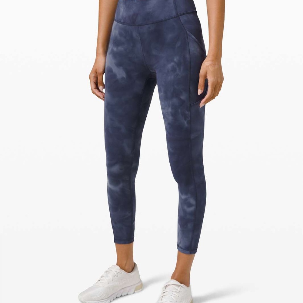 Blue diamond dye leggings🩵